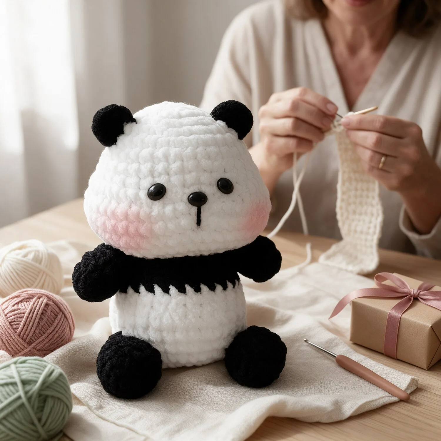 Kit Amigurumi Pandinha para Iniciantes